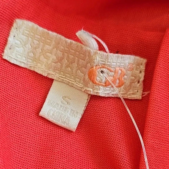 Gianni Bini Cross Halter Neck Romper Orange Size S NWT - Picture 5 of 8